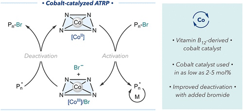 Diagram: Vitamin B12 Derivative Enables Cobalt-Catalyzed Atom Transfer Radical Polymerization
